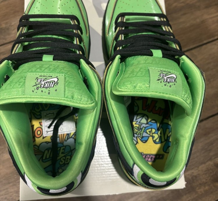 Buttercup Power Puff Girl Nike Sb Dunk