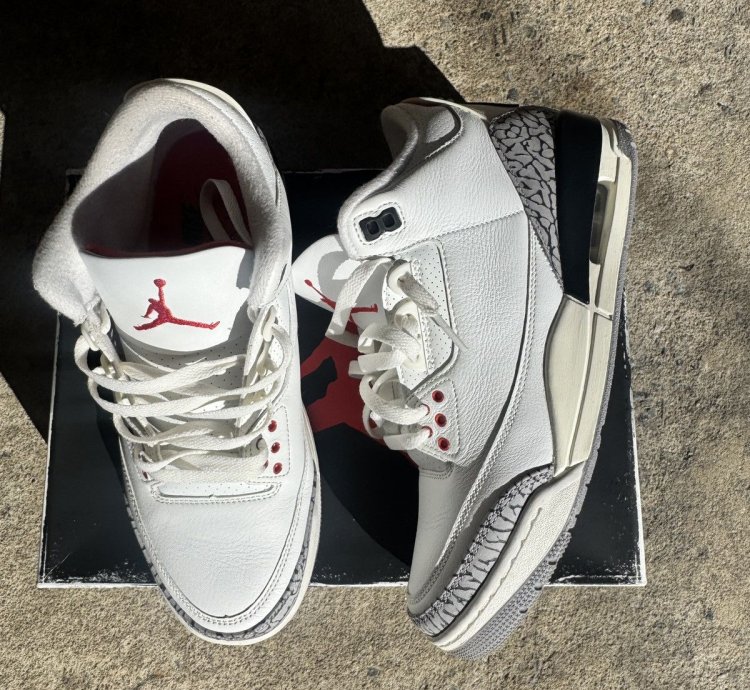 Jordan 3 White Cement Reimagined 2023 Size 9