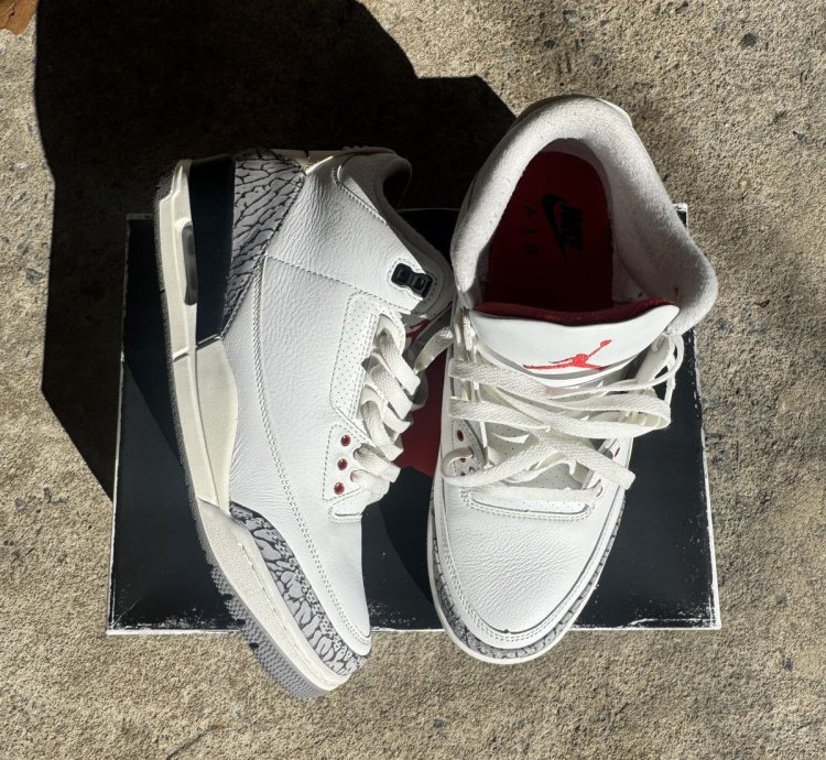 Jordan 3 White Cement Reimagined 2023 Size 9