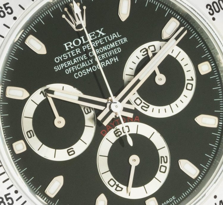 Rolex Daytona Nos Daytona Black Dial 116520