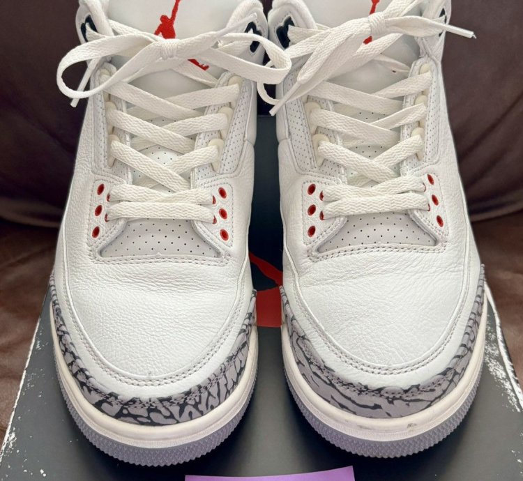 Jordan 3 White Cement Reimagined Size 9