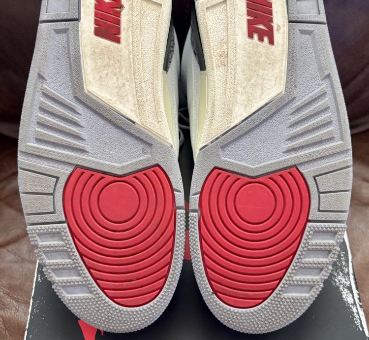 Jordan 3 White Cement Reimagined Size 9