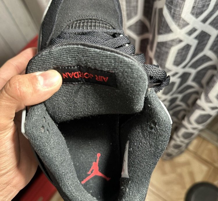 Jordan 4 Black Canvas