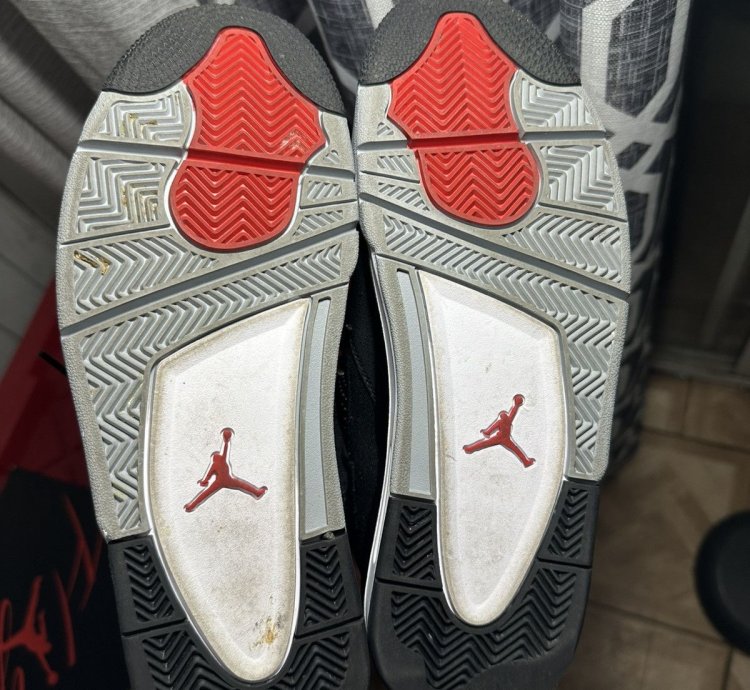 Jordan 4 Black Canvas