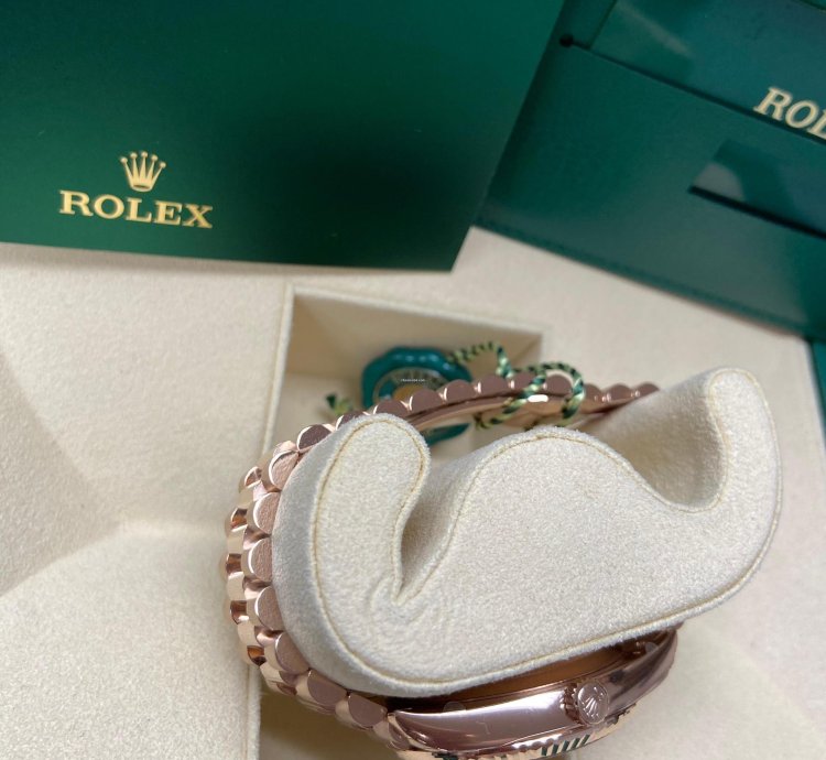Rolex Day-date 40 Rose Gold Day-date 40mm Sundust Tapestry Stick Dial 228235 2022 New