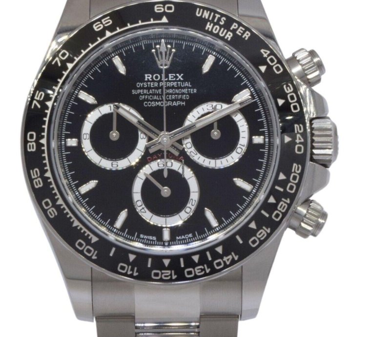 Rolex Daytona Nos Rolex Daytona Chronograph Steel Ceramic Black 40mm Watch 24 126500