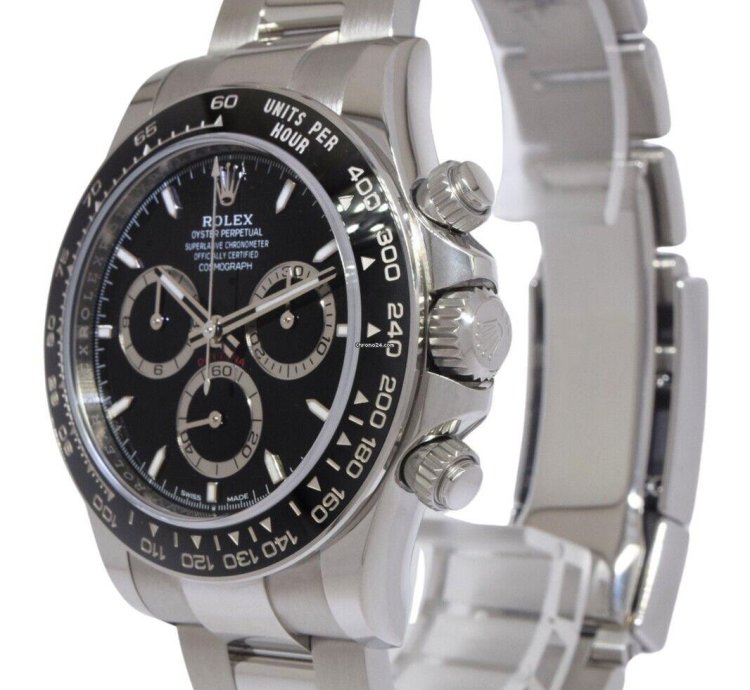 Rolex Daytona Nos Rolex Daytona Chronograph Steel Ceramic Black 40mm Watch 24 126500