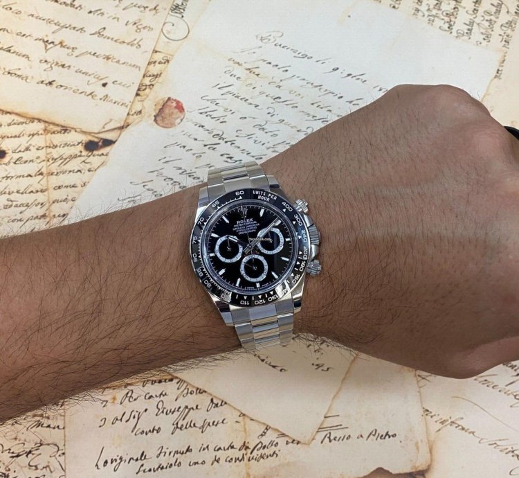 Rolex Daytona Nos Rolex Daytona Chronograph Steel Ceramic Black 40mm Watch 24 126500