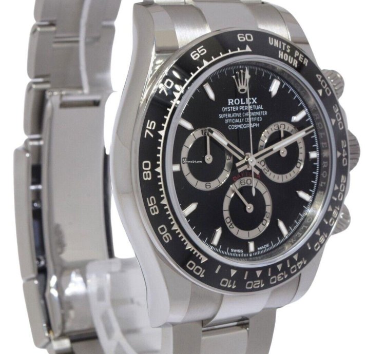 Rolex Daytona Nos Rolex Daytona Chronograph Steel Ceramic Black 40mm Watch 24 126500