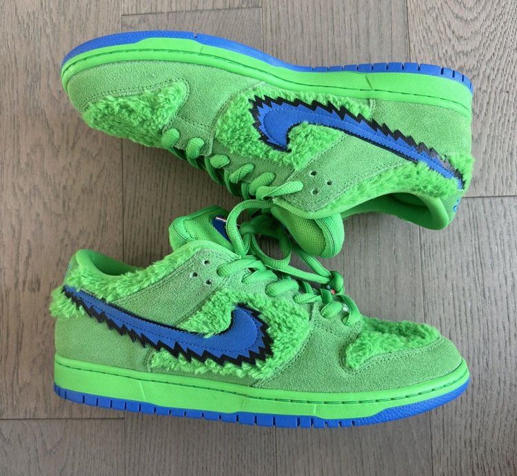 Grateful Dead Nike Sb Dunk Bear Green