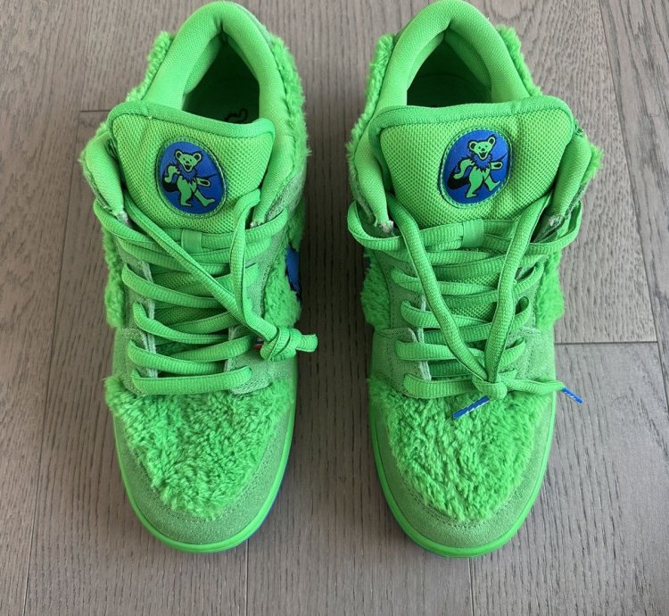 Grateful Dead Nike Sb Dunk Bear Green