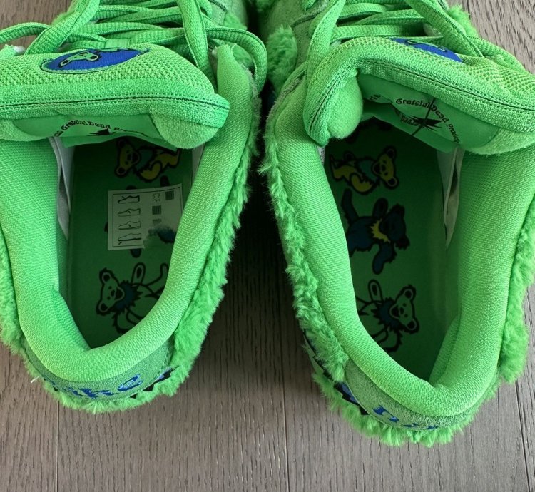 Grateful Dead Nike Sb Dunk Bear Green