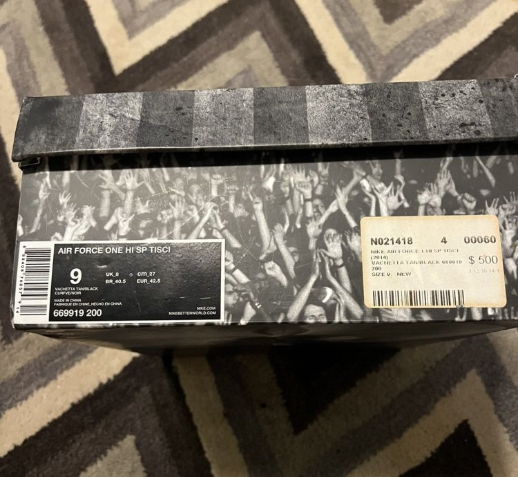 2014 Nike Air Force 1 High Riccardo Tisci Vachetta Shoes