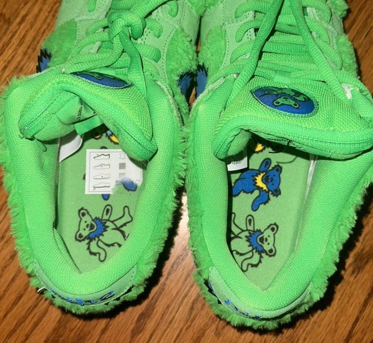 Grateful Dead Nike Sb Dunk Bear Green