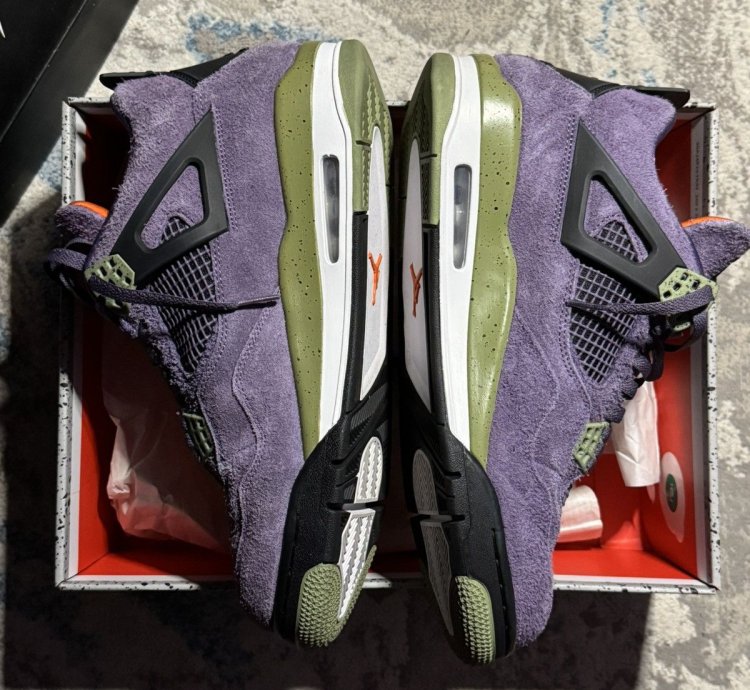 Jordan 4 Canyon Purple Size 13 5w 12m Og All Gently Used