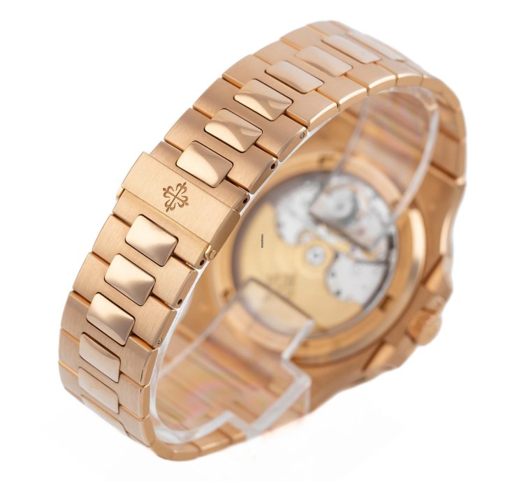 Patek Philippe Nautilus Rose Gold 18k Brown Dial Ref 5711 1r-001 Full Set