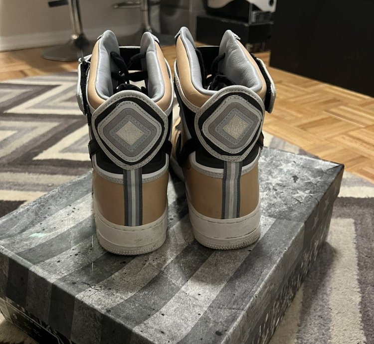 2014 Nike Air Force 1 High Riccardo Tisci Vachetta Shoes
