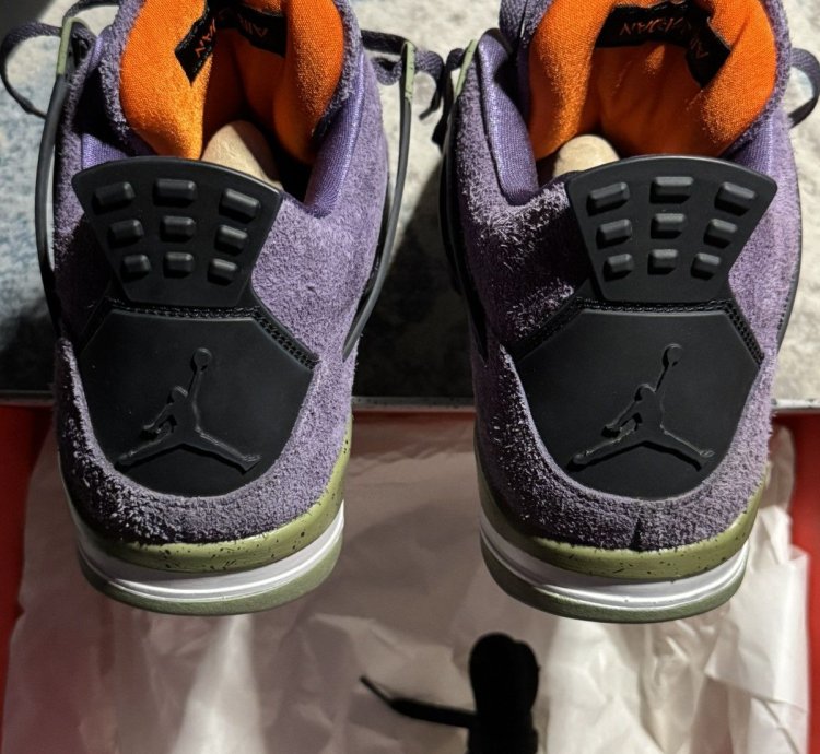 Jordan 4 Canyon Purple Size 13 5w 12m Og All Gently Used