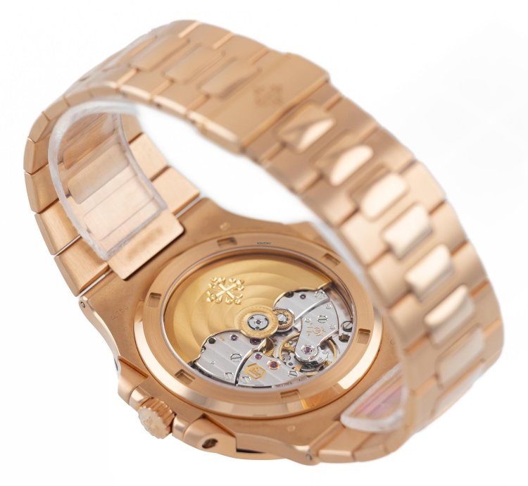 Patek Philippe Nautilus Rose Gold 18k Brown Dial Ref 5711 1r-001 Full Set