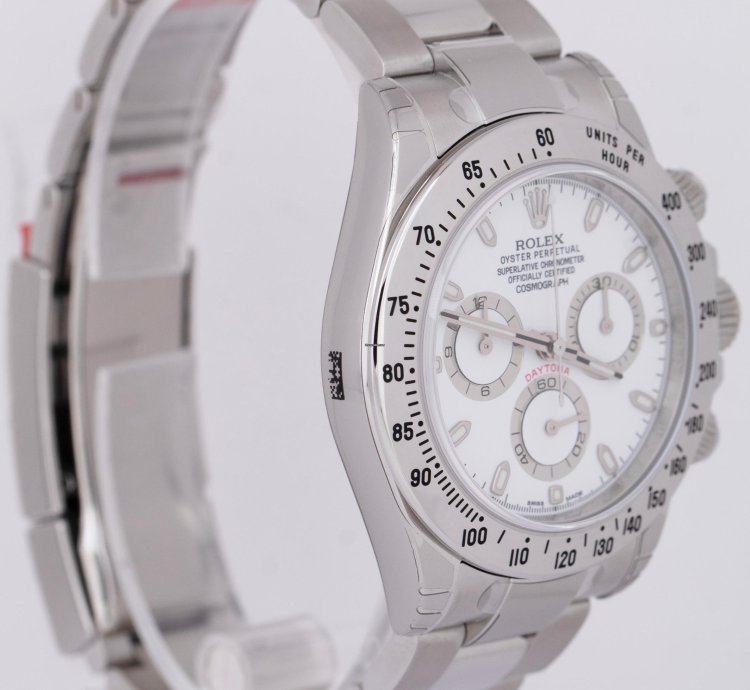 Rolex Daytona Nos Stickered Rolex Daytona Cosmograph Chromalight Random Serial 40mm 116520 Box