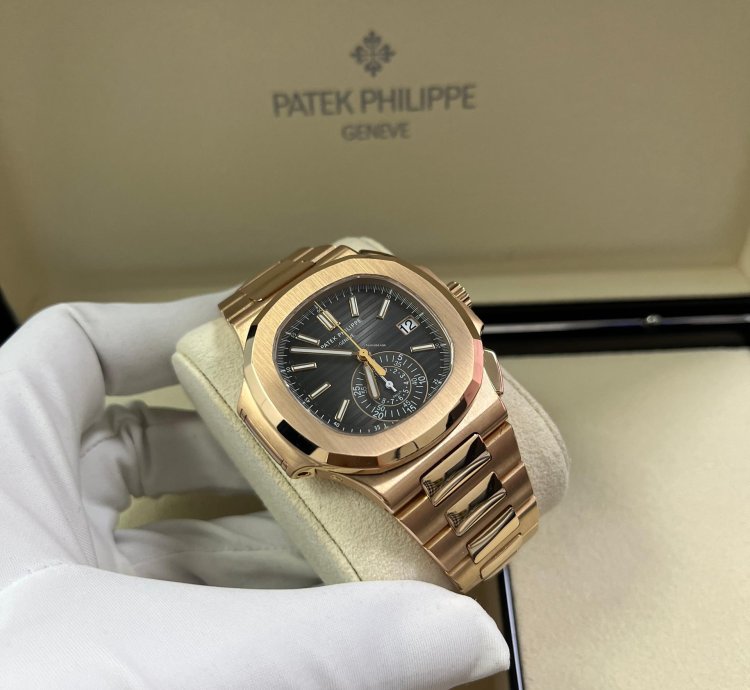 Patek Philippe Nautilus Rose Gold 40 5mm Black Gradient Dial 5980 1r-001