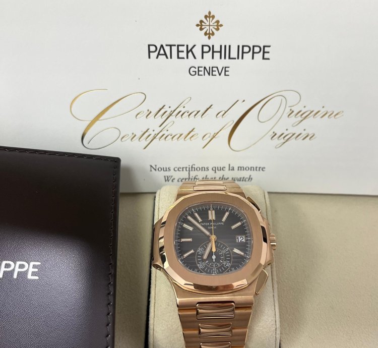 Patek Philippe Nautilus Rose Gold 40 5mm Black Gradient Dial 5980 1r-001