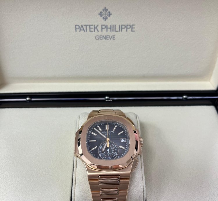 Patek Philippe Nautilus Rose Gold 40 5mm Black Gradient Dial 5980 1r-001