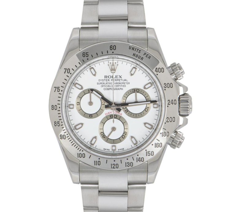 Rolex Daytona Nos White Dial 116520