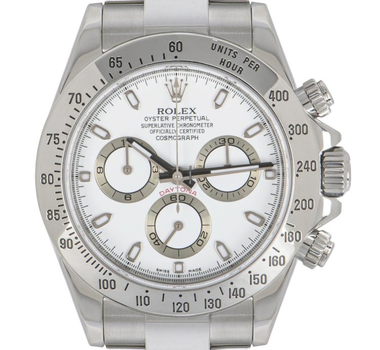 Rolex Daytona Nos White Dial 116520