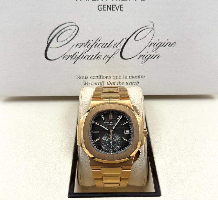 Patek Philippe Nautilus Rose Gold Bracelet 5980 1r Box Papers 2013