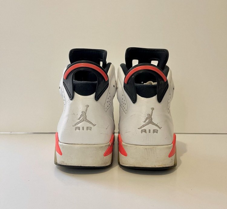 2014 Nike Air Jordan 6 Vi Retro 384664-123 White Infrared 10