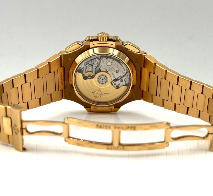 Patek Philippe Nautilus Rose Gold Bracelet 5980 1r Box Papers 2013