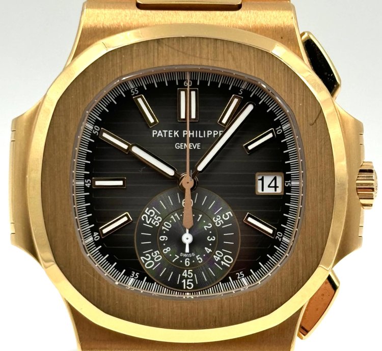 Patek Philippe Nautilus Rose Gold Bracelet 5980 1r Box Papers 2013