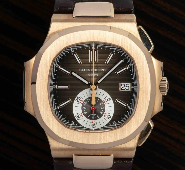 Patek Philippe Nautilus Rose Gold Chronograph 5980r-001 July 2020