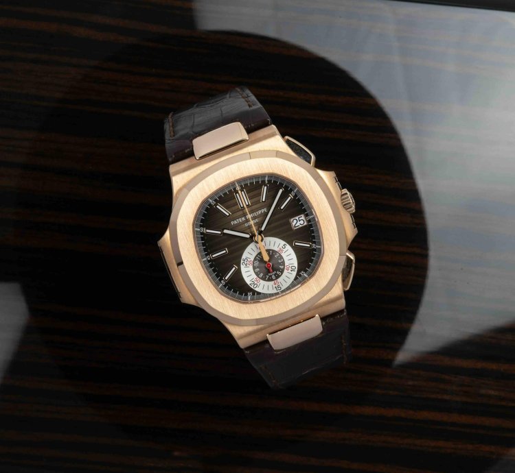 Patek Philippe Nautilus Rose Gold Chronograph 5980r-001 July 2020