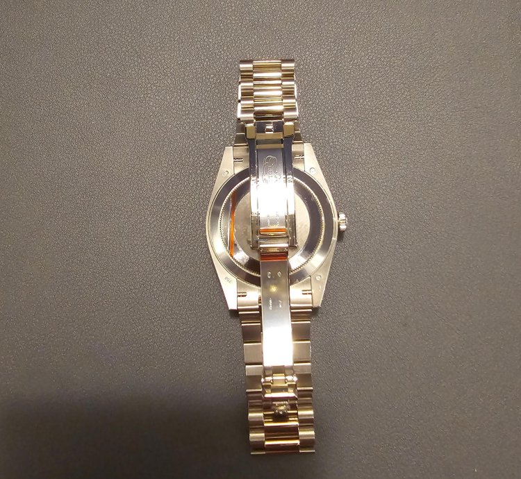 Rolex Day-date 40 Set Completo Con Astuccio In Pelle Hausmann Trident