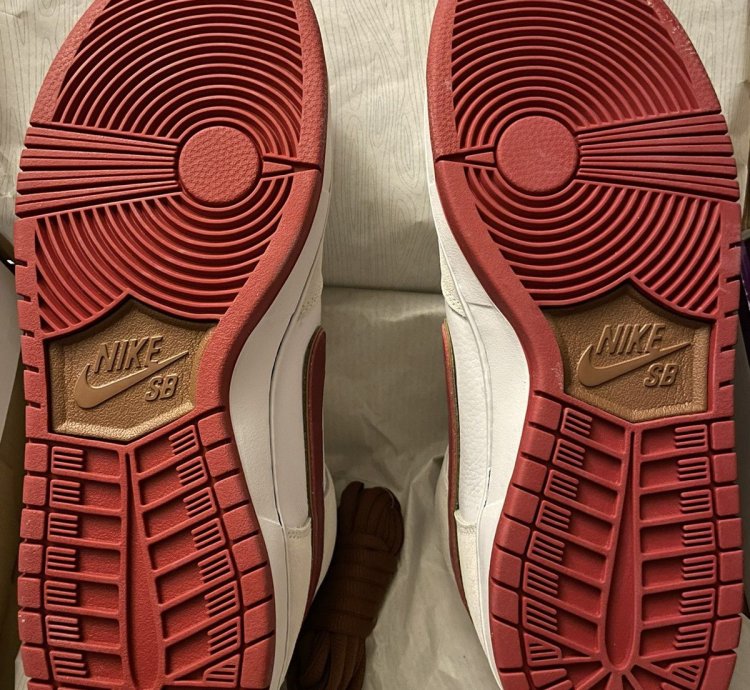 New 11 5 Nike Sb Dunk High Pro Sail Crimson Philly Sneaker