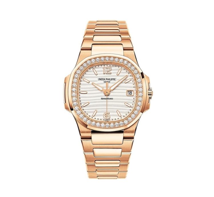Patek Philippe Nautilus Rose Gold Diamonds Quartz