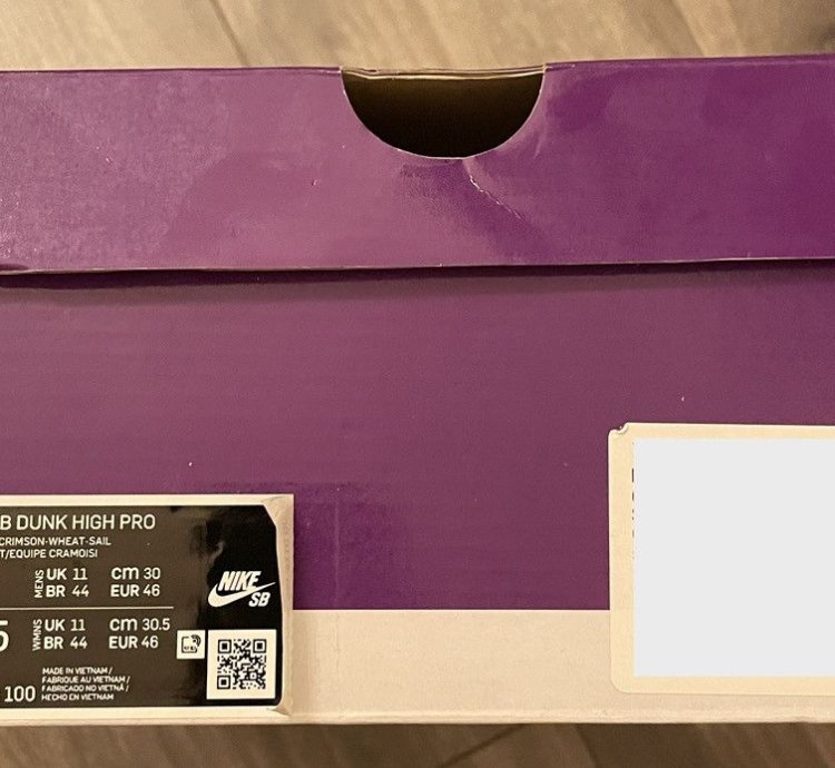 New 12 Nike Sb Dunk High Pro Blunt Sail Team Crimson Sneaker