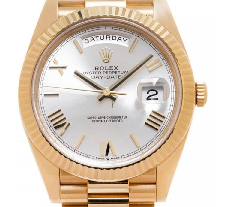 Rolex Day-date 40 Silver Dial 2022