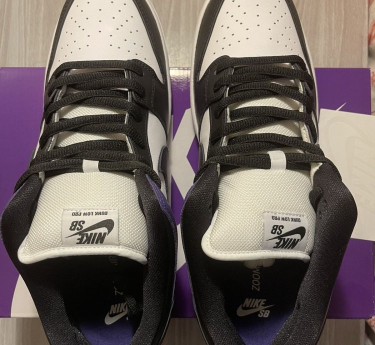 New Nike Sb Dunk Low Pro Court Purple Bq6817-500