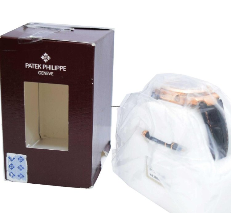 Patek Philippe Nautilus Sealed 5980 Nautilus Chronograph 18k Rg Chocolate 15 5980r