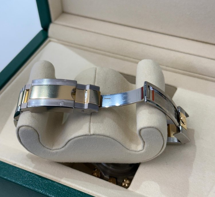 Rolex Daytona Nuovo 2025 Quadrante Nero Acciaio Oro Quadrante Champagne Full Set Con Documenti