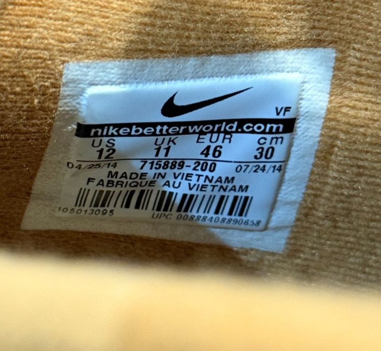 2014 Nike Airforce 1 Mid Flax