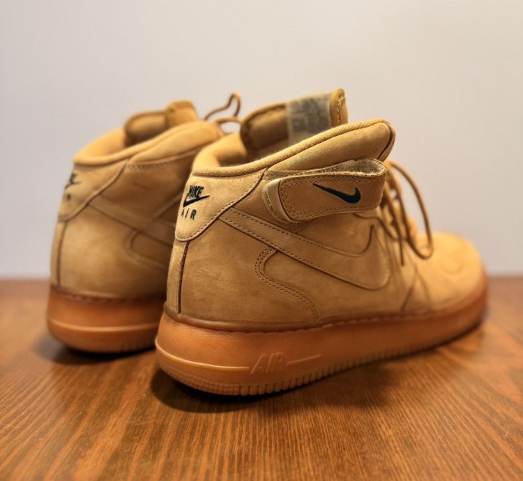2014 Nike Airforce 1 Mid Flax