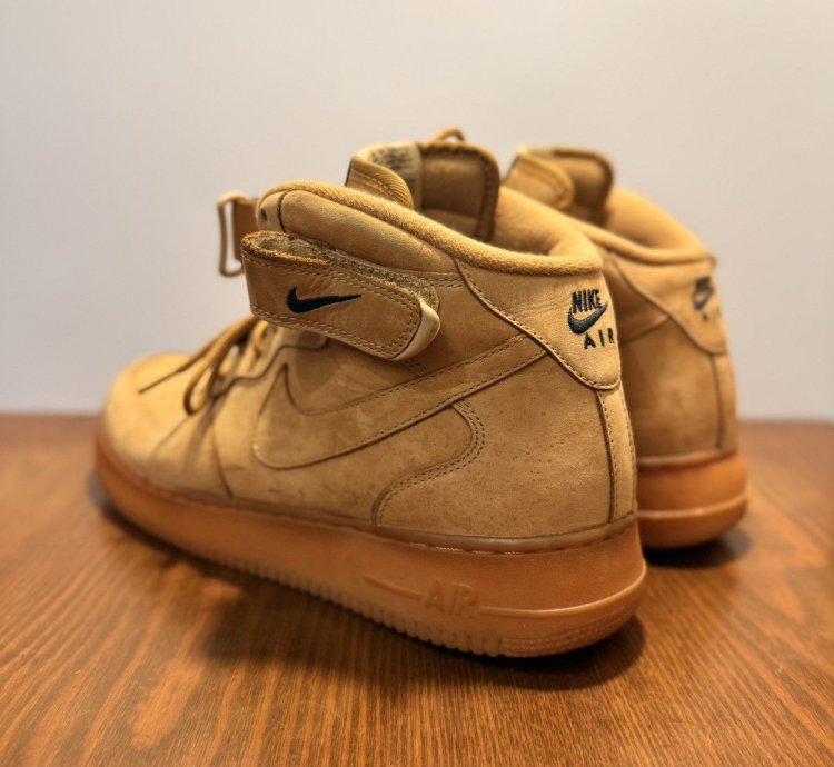 2014 Nike Airforce 1 Mid Flax