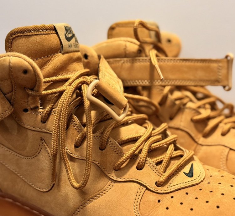 2014 Nike Airforce 1 Mid Flax