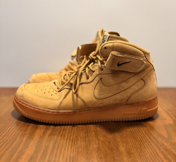 2014 Nike Airforce 1 Mid Flax