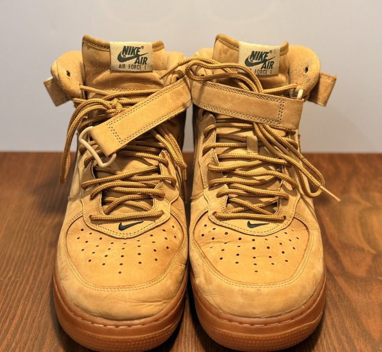 2014 Nike Airforce 1 Mid Flax