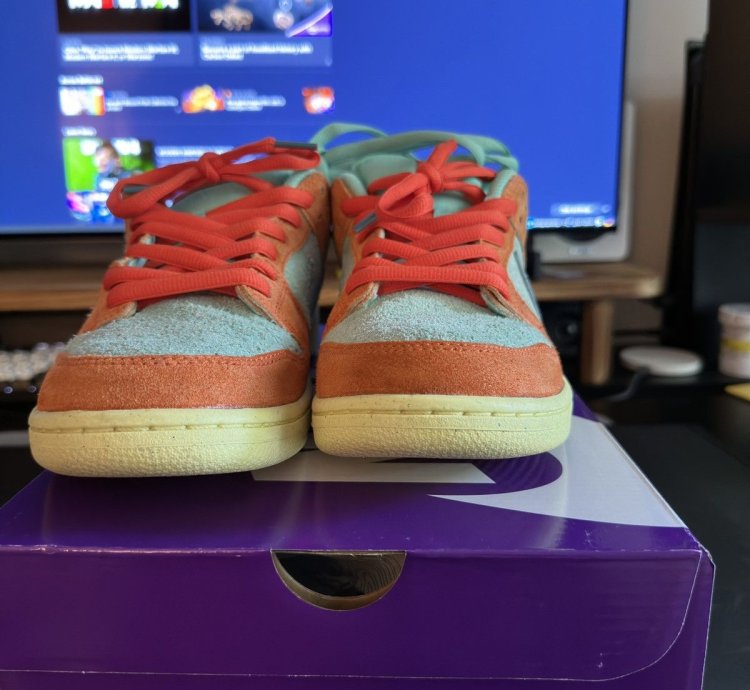 Nike Dunks Sb Orange Emerald